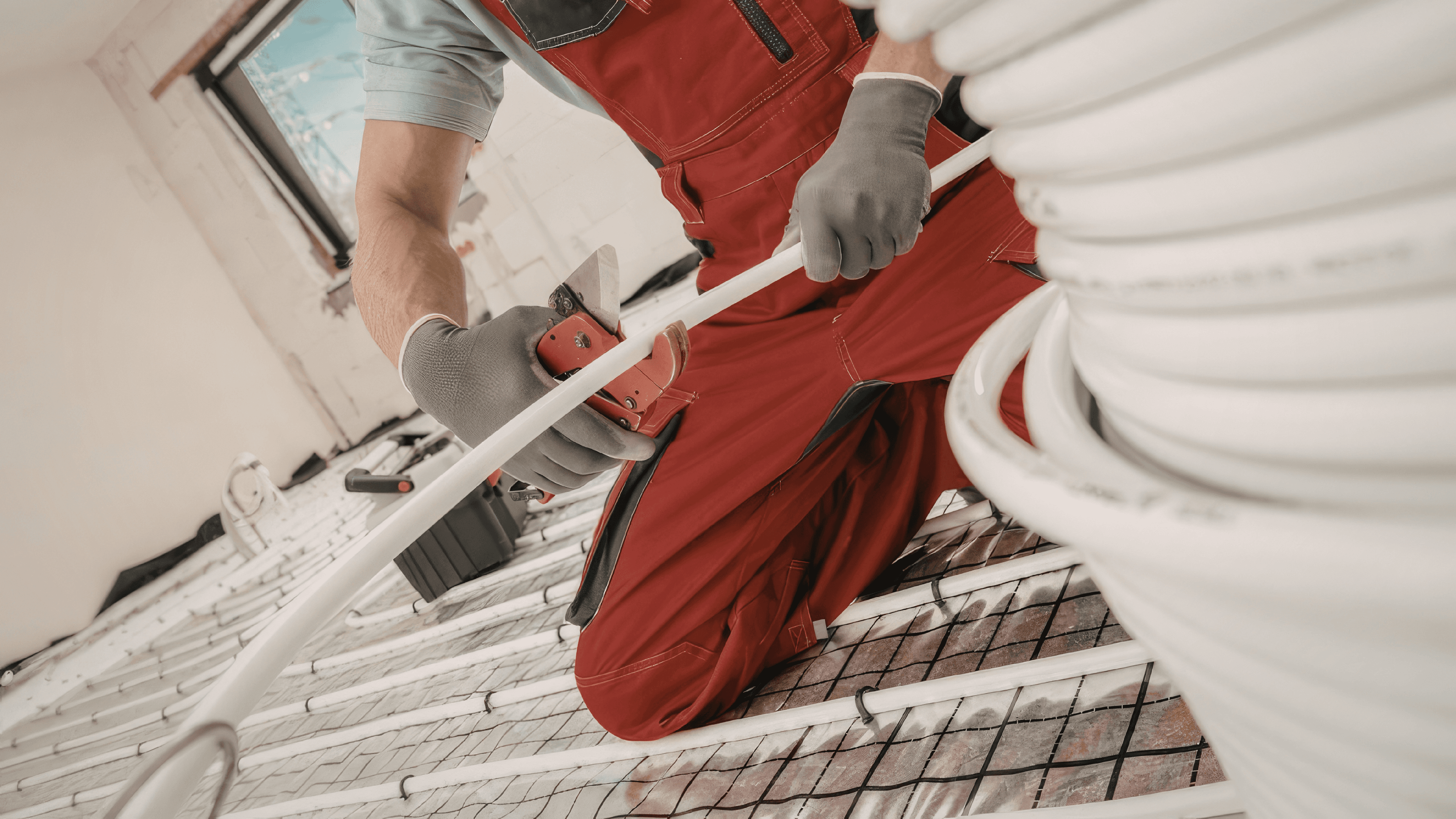 Fußbodenheizung Installation durch Optimo Installationen im Zillertal, Tirol